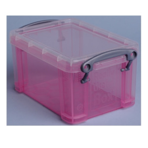 Really Useful Boxes UB07 Roze, Transparant archiefdoos & organizer