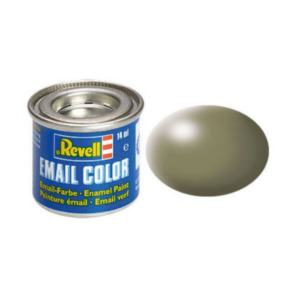 Revell Revell Greyish green, silk RAL 6013 14 ml-tin schaalmodel onderdeel en -accessoire Verf