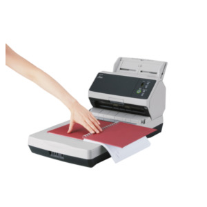 Ricoh fi-8250 ADF-/handmatige invoer scanner 600 x 600 DPI A4 Zwart, Grijs