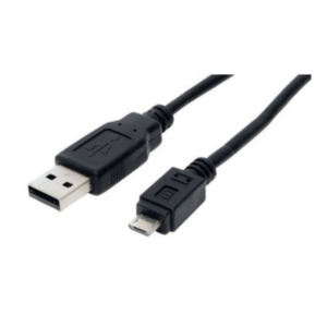 S-Impuls S/CONN 1.8m USB2.0 A- microUSB2.0 B USB-kabel 1,8 m USB A Micro-USB B Zwart