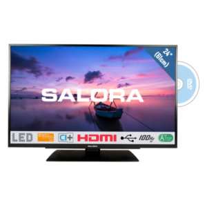 Salora 6500 series 24HDB6505 tv 61 cm (24") HD Zwart 220 cd/m²