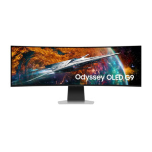 Samsung Odyssey G95SC computer monitor 124,5 cm (49") 5120 x 1440 Pixels Dual QHD OLED Zilver