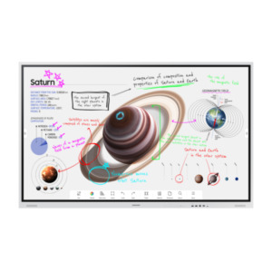 Samsung WM75B interactief whiteboard 190,5 cm (75") 3840 x 2160 Pixels Touchscreen Grijs, Wit