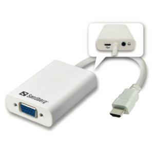 Sandberg HDMI to VGA+Audio Converter