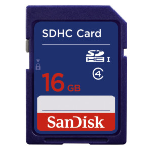 Sandisk FLASH SDHC Card 16GB Class 4 rt flashgeheugen