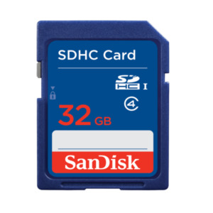 Sandisk FLASH SDHC Card 32GB SANDISK Class 4 rt
