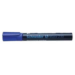 Schneider Pen Maxx 230 permanente marker Blauw Kogelpunt 1 stuk(s)
