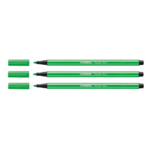 Schwan Stabilo Pen 68, premium viltstift, neon groen, per stuk
