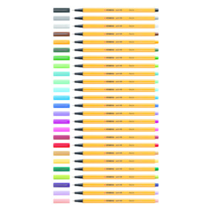 Schwan Stabilo Point 88 viltstift Meerkleurig 20 stuk(s)