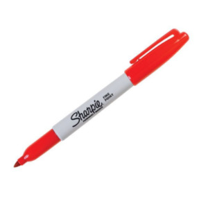 Sharpie Permanent marker Fine rood