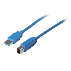 Shiverpeaks S-Conn 5m USB 3.0 A - USB 3.0 B USB-kabel USB 3.2 Gen 1 (3.1 Gen 1) USB A USB B Blauw