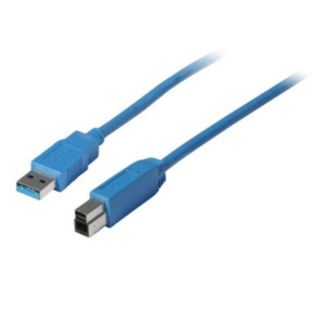 Shiverpeaks S/CONN 1.8m USB3.0 A - USB3.0 B USB-kabel USB 3.2 Gen 1 (3.1 Gen 1) 1,8 m USB A USB B Blauw