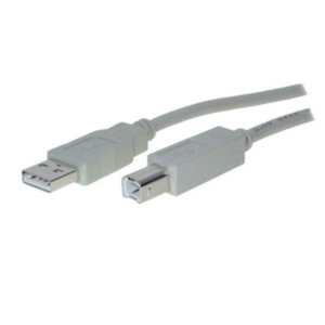 Shiverpeaks S/CONN 3m USB 2.0 A - USB 2.0 B USB-kabel USB A USB B Grijs