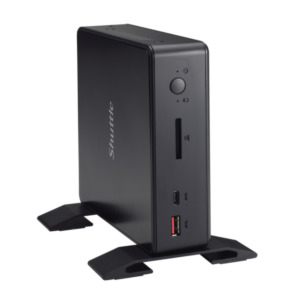 Shuttle Nano PC NC10U7 , Intel i7-8565U, 1x HDMI, 1x DP, 1x 2.5" bay, 1x M.2, 1x LAN, 1x COM, Wifi, 24/7 permanent gebruik, incl. VESA & Stand