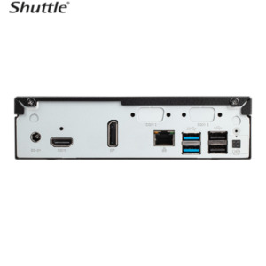 Shuttle Slim PC DH610S , S1700, 1x HDMI, 1x DP , 1x 2.5" , 2x M.2, 1x LAN (Intel 1G), 24/7 permanent gebruik, incl. VESA