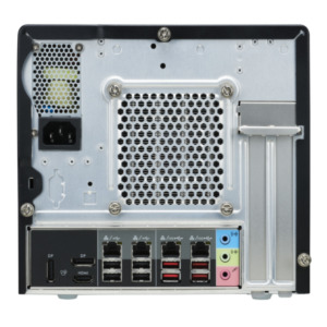 Shuttle XPC cube Barebone SW580R8 - S1200, Intel W580, vPRO, 4x LAN (2x 1Gb & 2x 2.5Gb), 4x 3.5" HDD bays