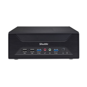 Shuttle XPC slim Barebone XH510G - S1200, Intel H510, 1xDP, 1xHDMI, 1x PCI-E 16X, 1x LAN, 1x 2.5", 2x M.2, 24/7 permanent gebruik