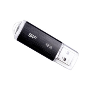 Silicon Power 16GB Ultima U02 USB 2.0 flashdrive Zwart