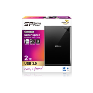 Silicon Power Stream S03 externe harde schijf 2 TB Zwart