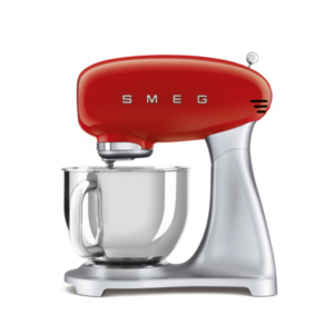 Smeg SMF02RDEU mixer Staande mixer 800 W Rood, Zilver