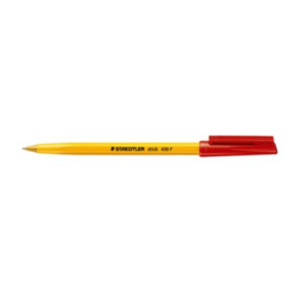 Staedtler stick 430 balpen F. rood