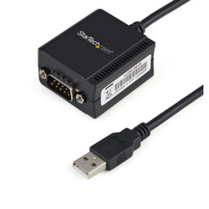 StarTech .com 1-poort FTDI USB naar RS232 Seriële Adapter Verloopkabel met COM-behoud