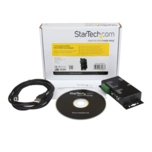 StarTech .com 1-poort Metalen Industriële USB naar RS422/485 Seriële Adapter met Isolatie