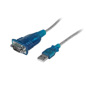StarTech .com 1-Port USB-naar-RS232 DB9 Seriële Adapterkabel - M/M