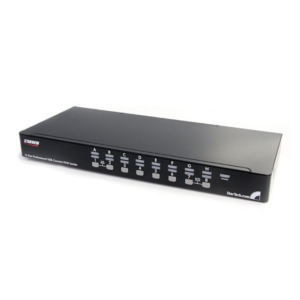StarTech .com 16-poort 1U-Rack USB KVM-switch met OSD
