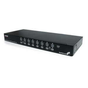 StarTech .com 16-poort 1U-Rack USB KVM-switch met OSD en Bekabeling
