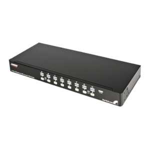 StarTech .com 16-poort 1U-Rack USB PS/2 KVM-switch met OSD