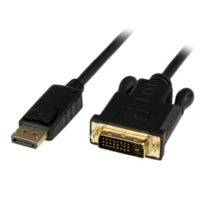 StarTech .com 1,8 m DisplayPort naar DVI actieve adapter kabel DP naar DVI 1920x1200 zwart