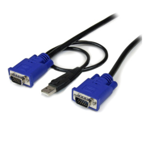 StarTech .com 1,80 m Ultradun 2-in-1 USB KVM-kabel