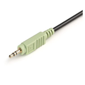 StarTech .com 1,80m 4-in-1 USB DVI KVM-Kabel met Audio en Microfoon