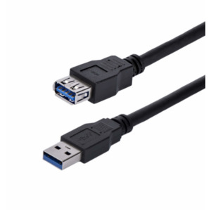 StarTech .com 1m SuperSpeed USB 3.0 Verlengkabel A naar A Zwart M/F
