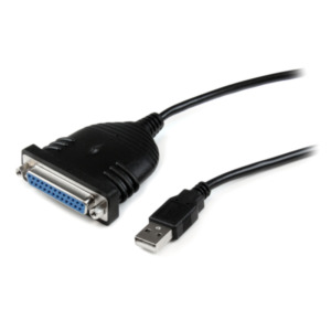 StarTech .com 2 m USB naar DB25 Parallel Printer Adapterkabel - M/F
