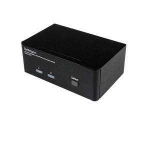 StarTech .com 2-poort Dubbele DisplayPort USB KVM-switch met Audio en USB 2.0-hub
