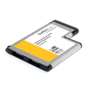StarTech .com 2-Poort ExpressCard 54mm eSATA II Controller Adapter Inbouw