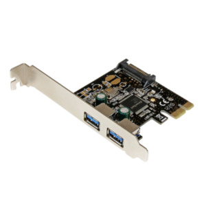 StarTech .com 2 poort USB 3.0 PCI Express controller kaart met SATA voeding