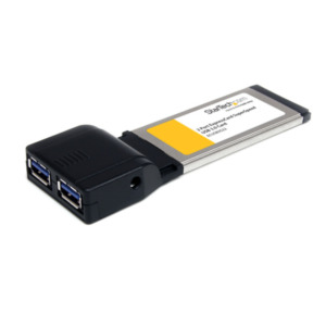 StarTech .com 2-poorts ExpressCard SuperSpeed USB 3.0 kaartadapter met UASP-ondersteuning
