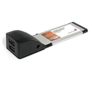 StarTech .com 2 Port USB 2.0 ExpressCard Adapter interfacekaart/-adapter