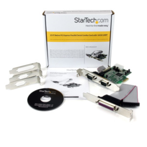 StarTech .com 2S1P Native PCI Express Parallele Seriële Combokaart met 16550 UART