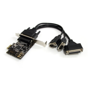 StarTech .com 2S1P PCI Express Seriële Parallele Combokaart met Breakout-kabel