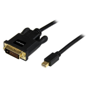 StarTech .com 3 m lange Mini DisplayPort-naar-DVI-adapterconverterkabel Mini DP-naar-DVI 1920x1200 zwart
