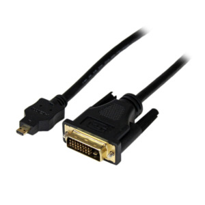 StarTech .com 3 m micro HDMI-naar-DVI-D-kabel M/M
