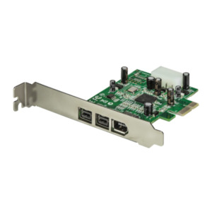 StarTech .com 3-poort 2b 1a 1394 PCI Express FireWire Adapterkaart