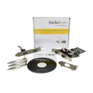StarTech .com 4-poort Native PCI Express RS232 Seriële Kaart met 16550 UART