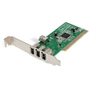 StarTech .com 4-poort PCI 1394a FireWire Adapter Kaart 3 Extern 1 Intern