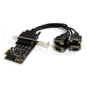 StarTech .com 4-poort RS232 PCI Express Seriële Kaart met Breakout-kabel
