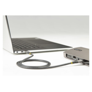 StarTech .com 50cm USB C Kabel, 10Gbps, USB 3.1/3.2 Gen 2 Type-C Kabel, 100W (5A) Power Delivery Charging, DP Alt Mode, USB-C Kabel voor Laptop/Phone/Tablet, Charge/Sync Kabel